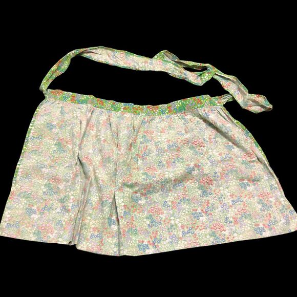 Handmade Waist Apron w/1 front Pocket; Prairie-core; Cottage-core; Peasant Cook - Picture 6 of 6